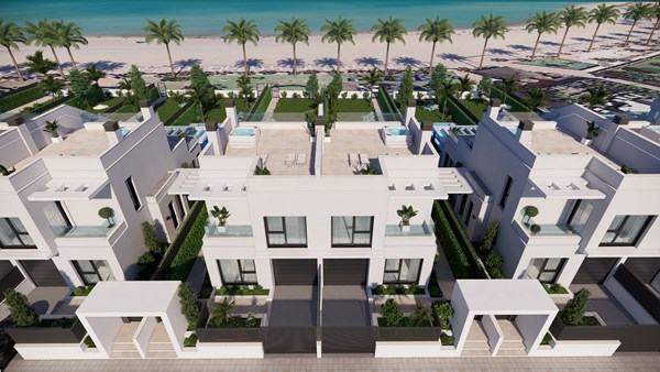 villa Infinity Beach, Nueva Ribera Beach Club, LOS ALCAZARES
3 bed, 3 bad ZEEZICHT